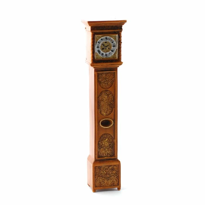Ornately Carved Grandfather Clock