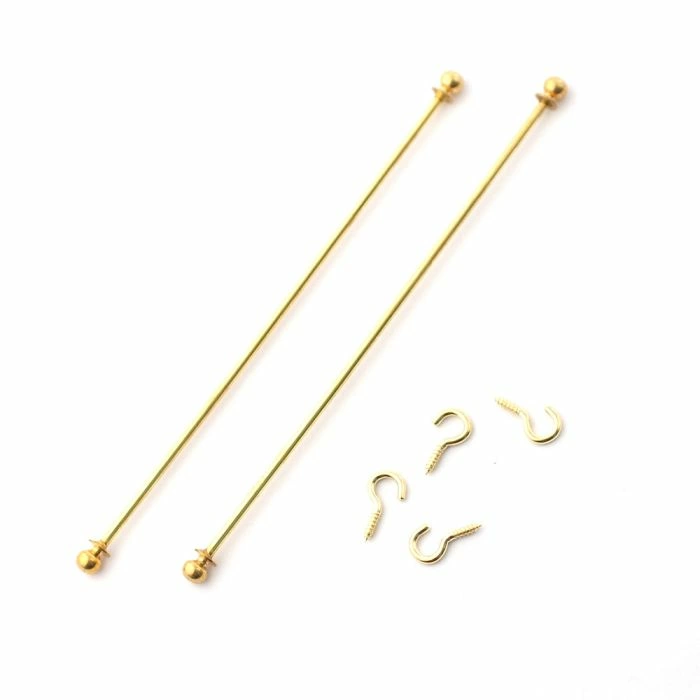 Two Curtain Poles, Length