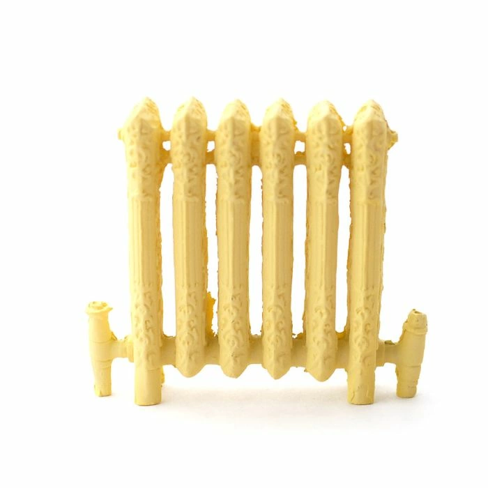 Cream 'cast Iron' Radiator