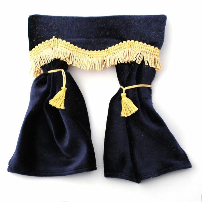 Navy Blue Velvet Curtains