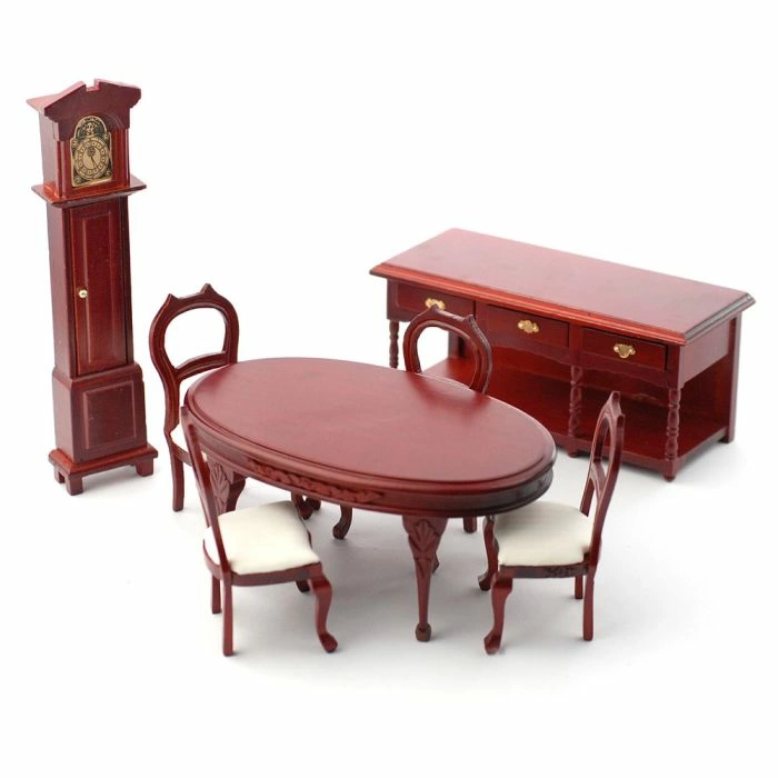 Traditional Dining Set, 7 Pcs