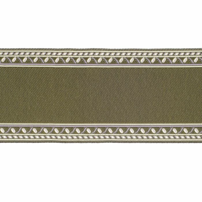 Olive Green Edged Stair Carpet