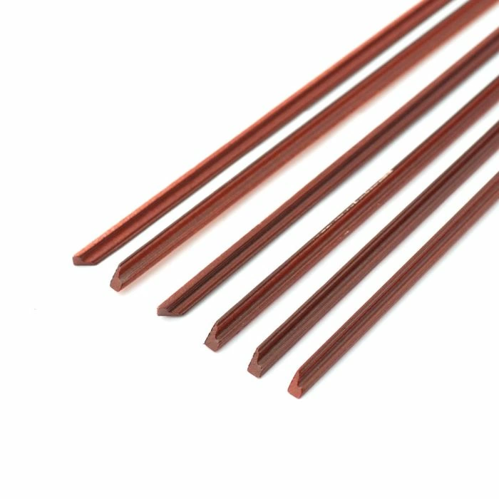 Mahogany-coloured Picture Rail, 6 Pieces