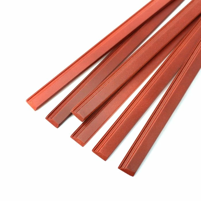 Mahogany-coloured Skirting Board, 6 Pieces