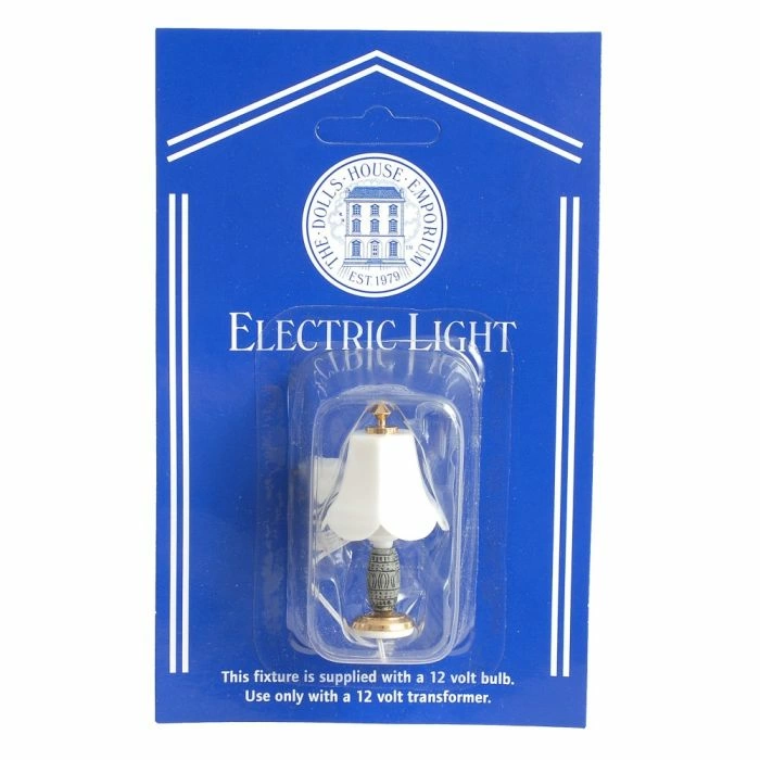 Table Lamp with Ornate Base