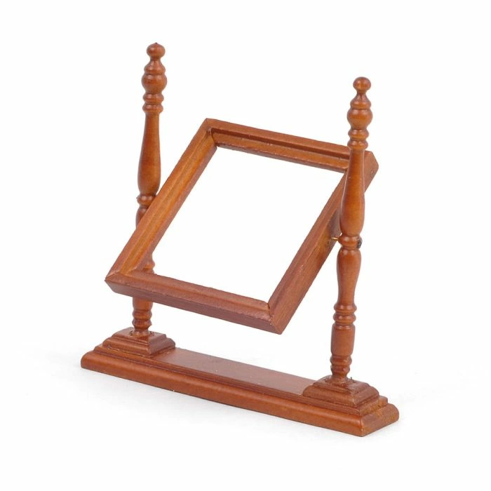 Tilting Turned-wood Firescreen