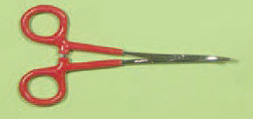 5-1/2" Curved Nose Hemostat with Soft Hand