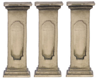 Pedestal, Small, Green, 3 per package