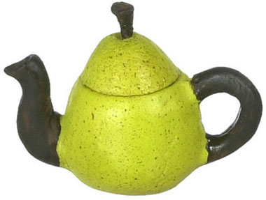 Green Pear Teapot