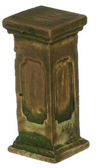 1/2" Scale Pedestal, 3 per package, Aged