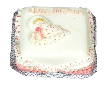 Congratulations Cake, Girl, 2 pc