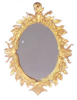 Oval Antique Mirror, Antique