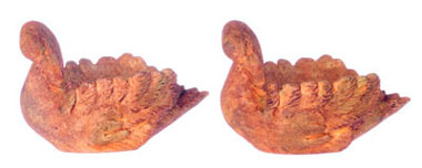 Swan Planter, 2 pc, Aged