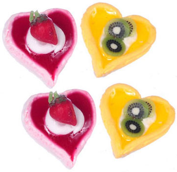 Heart Tart, 4 Assorted