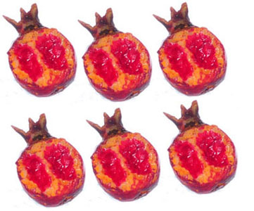 Pomegranate Cut, 6 pc