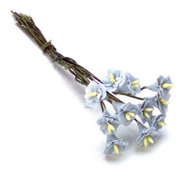 Camellias, 12 pc, Blue