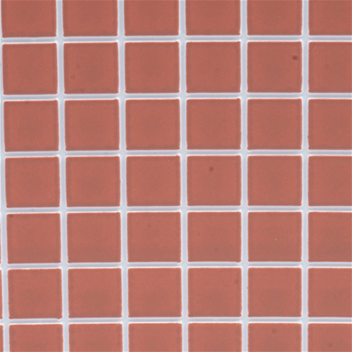 Tile, 1/4 Square, 12X16Terra Cotta