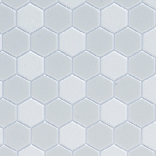 Tile, Hexagons, 12X16, White