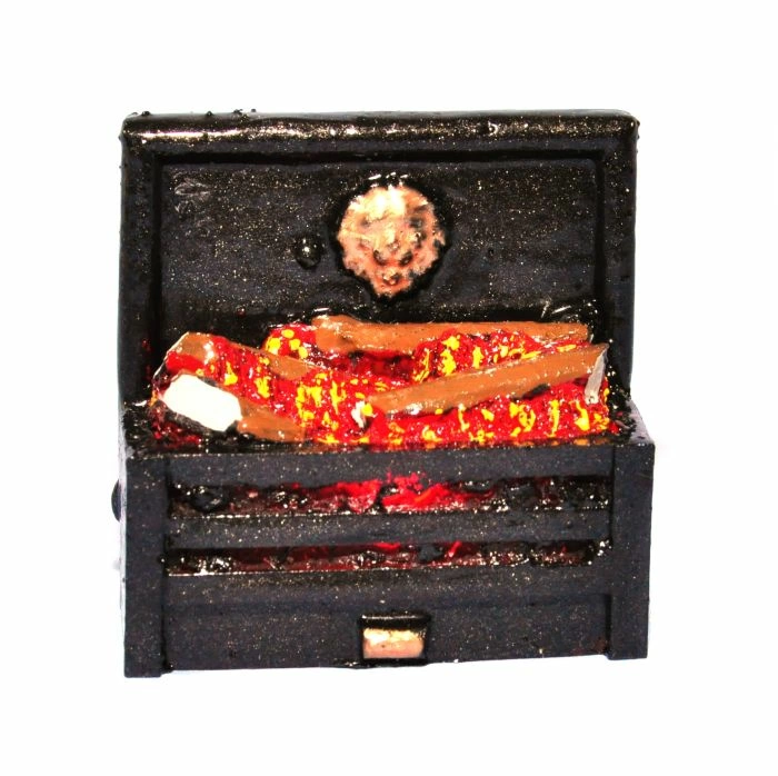 Large Grate with Logs