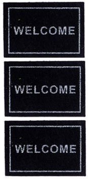 WELCOME MATS/BLACK/3