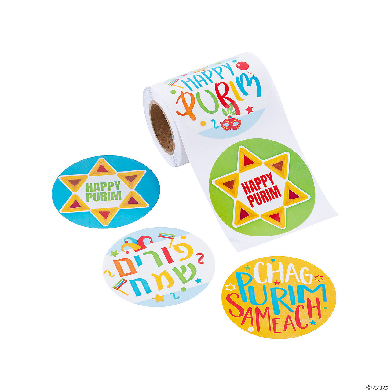 Bulk Purim Sticker Roll