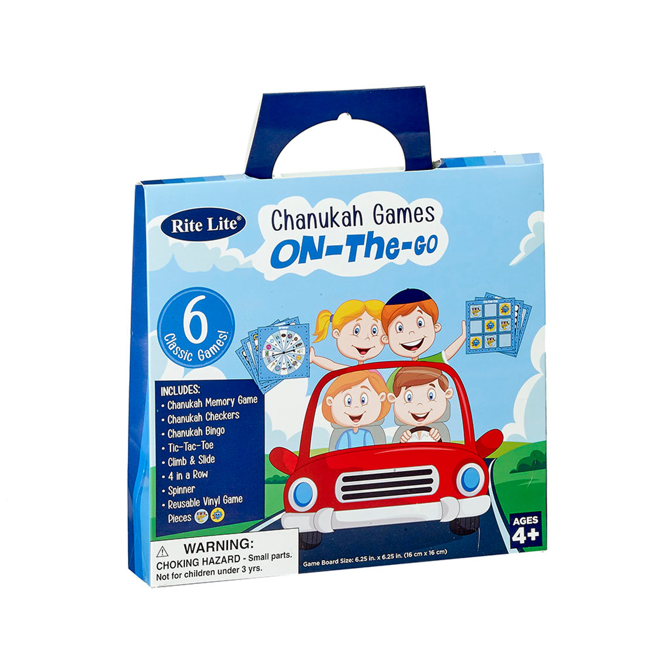 6 Chanukah Games On The Go - at Bulk Pricing