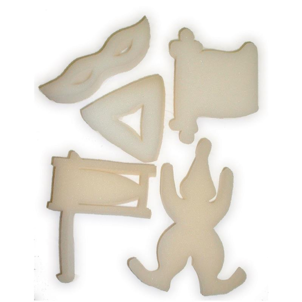 Affordable Synthetic Purim Sponge Coloring Set