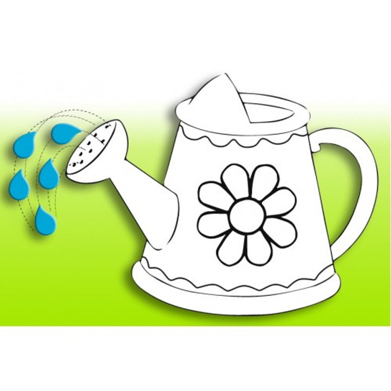 Tu B'Shvat Cardboard Watering Can with Foam Water Drops (36)