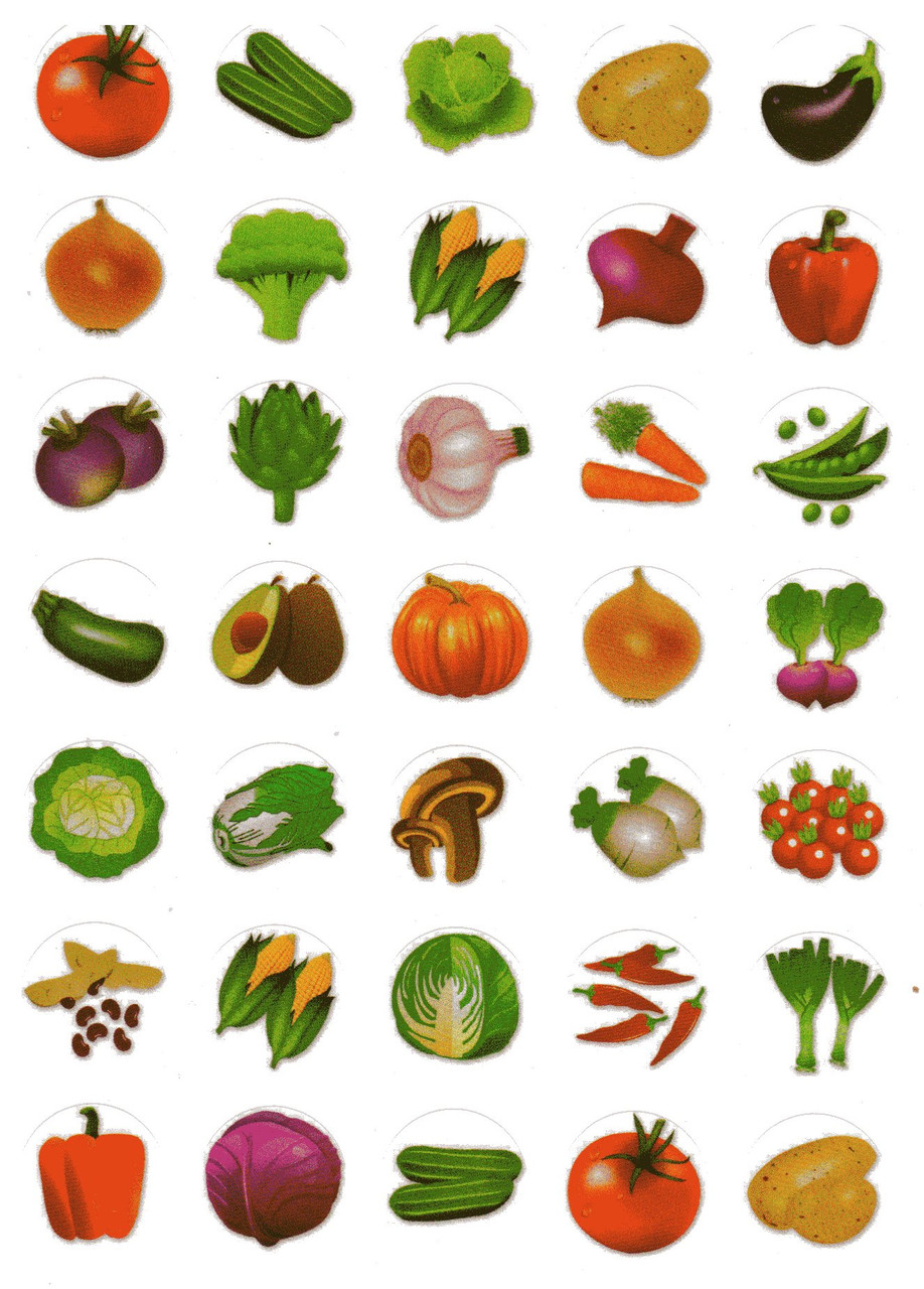 Vegetables Stickers