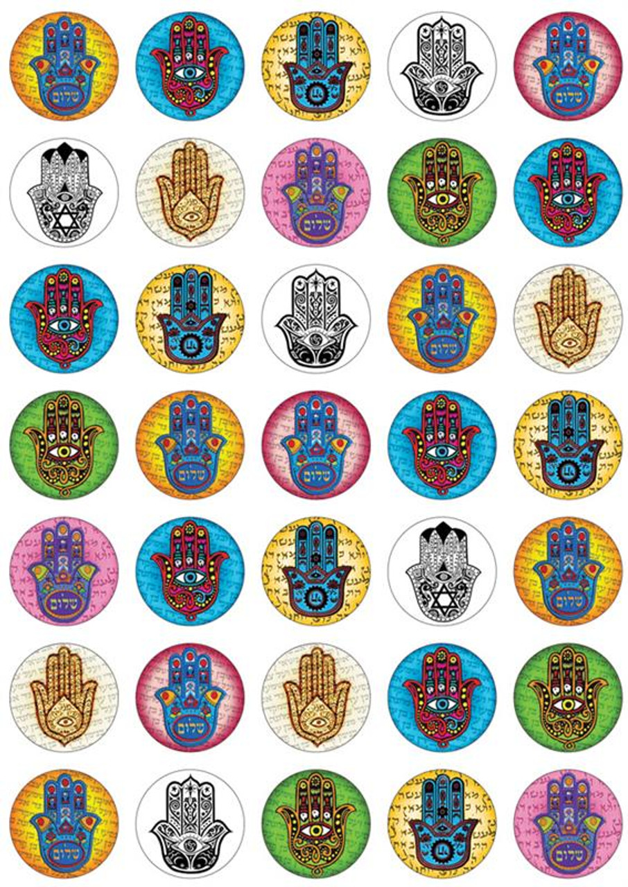 Hamsa Stickers 0.7" (700)