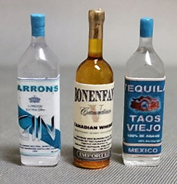 Liquor Set #4-Whiskey,Gin,Tequila