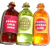 Soda Set - 2Liter, Cola, Lemon lime, Orange, R Beer
