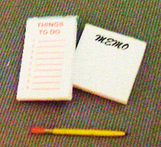 Memo Pad Set-Memo Things To Do, Pencil