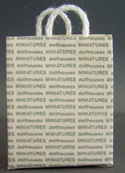 Dollhouse Miniatures Shopping Bag