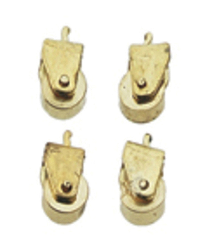 Brass Casters, 12 per package