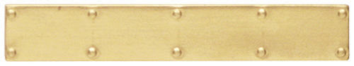Brass Kick Plate, 2 per package