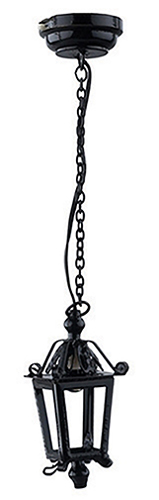 LED Black Hanging Coach Lamp