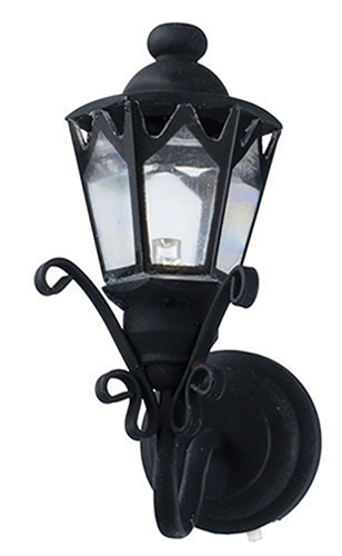 LED Black Fancy Coach Lamp