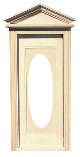 Victorian Oval Door with Window