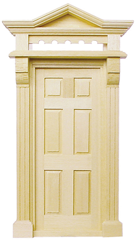 Victorian 6-Panel Door Hooded