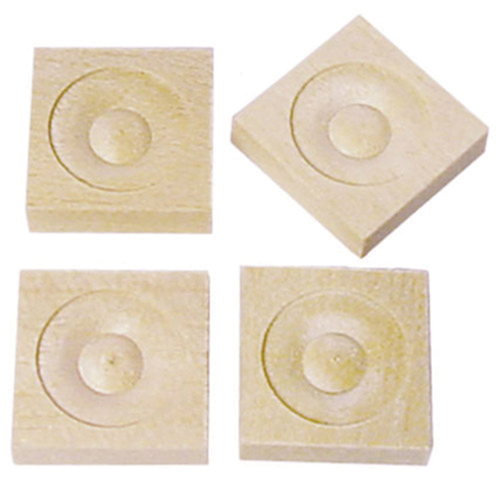 Wood Head Blocks, 12 per package