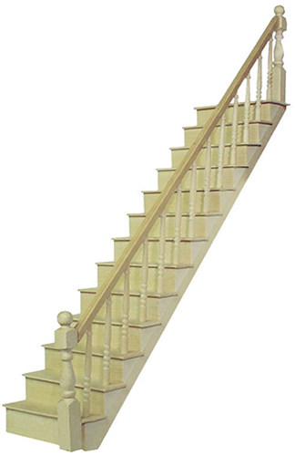 1/2" Scale, Straight Staircase
