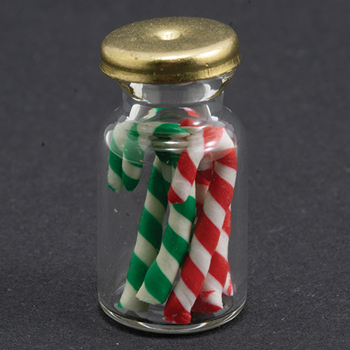 Candy Cane Jar