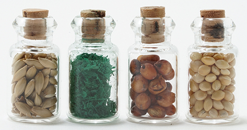 Spice Seed Jars, 4 pc