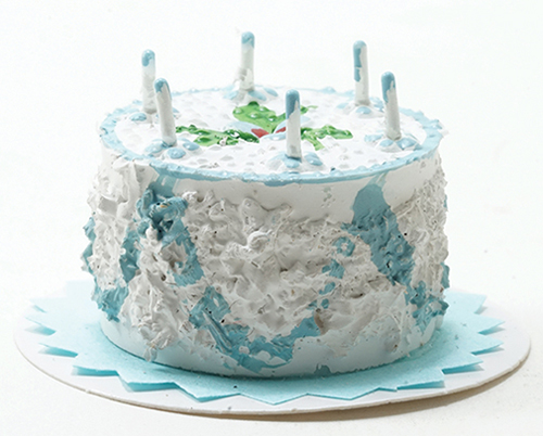 Blue Birthday Cake