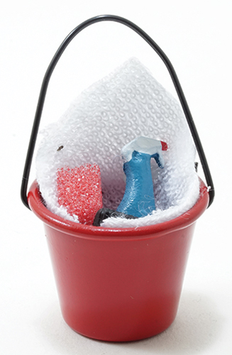 Soap Bucket with Scrub Brush, Cleaner and Sponge