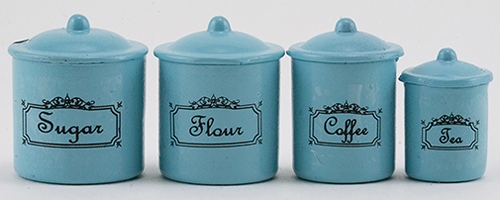 Canister Set, Turquoise