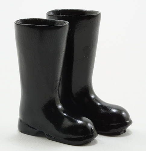 Black Rubber Boots