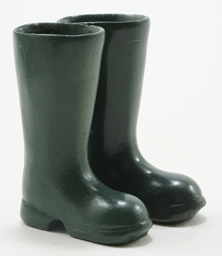 Green Rubber Boots