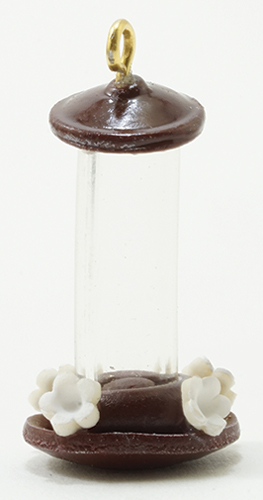 Humming Bird Feeder, Dark Red